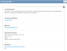 Tablet Screenshot of accessiblepourmoi.com